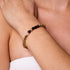 Satisfaction | Or 18 carats | Agate Ligne Grise | Bracelet d'expression de pierres précieuses